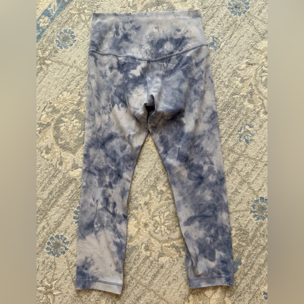 Lululemon Align Crop 21" *Diamond Dye Diamond Dye Iced Iris Peri Purple - Picture 5 of 9